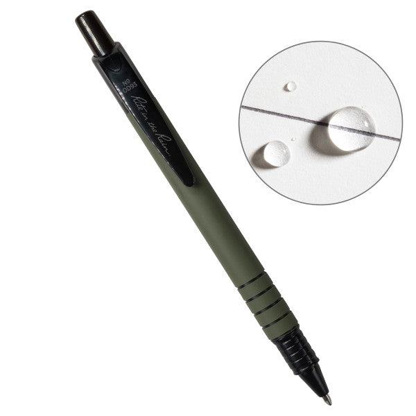 All-Weather Pen - Od Green, Plastic W/ Clip-Black Ink