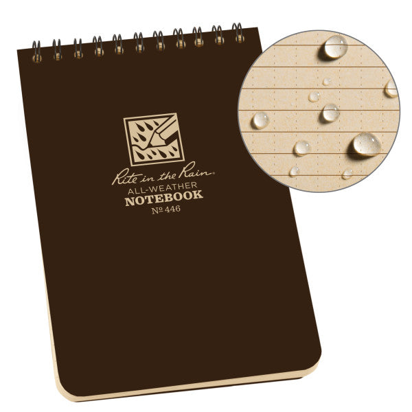 4 X 6 Notebook - Brown