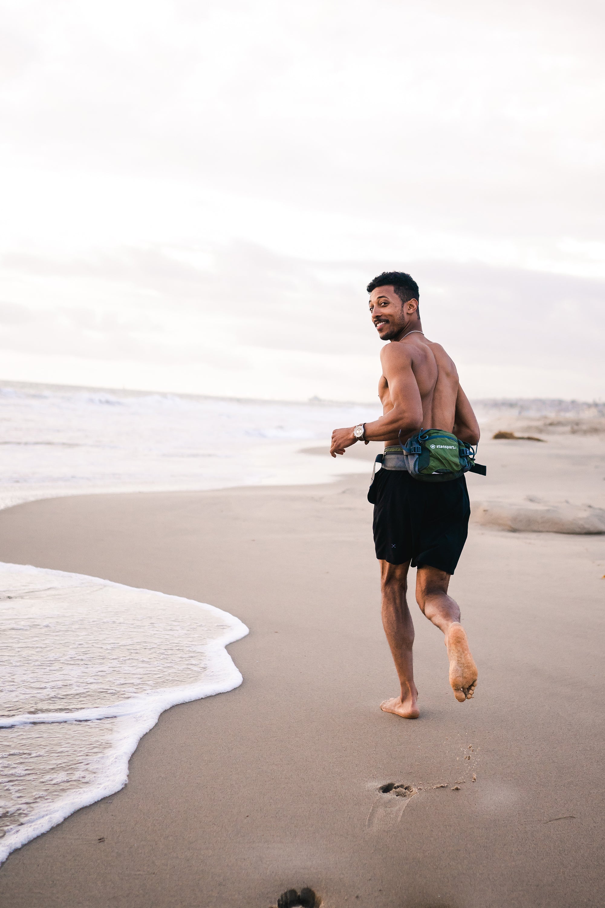 Waist/Shoulder Pack W/Bottle Holder - Olive - 5 Liter