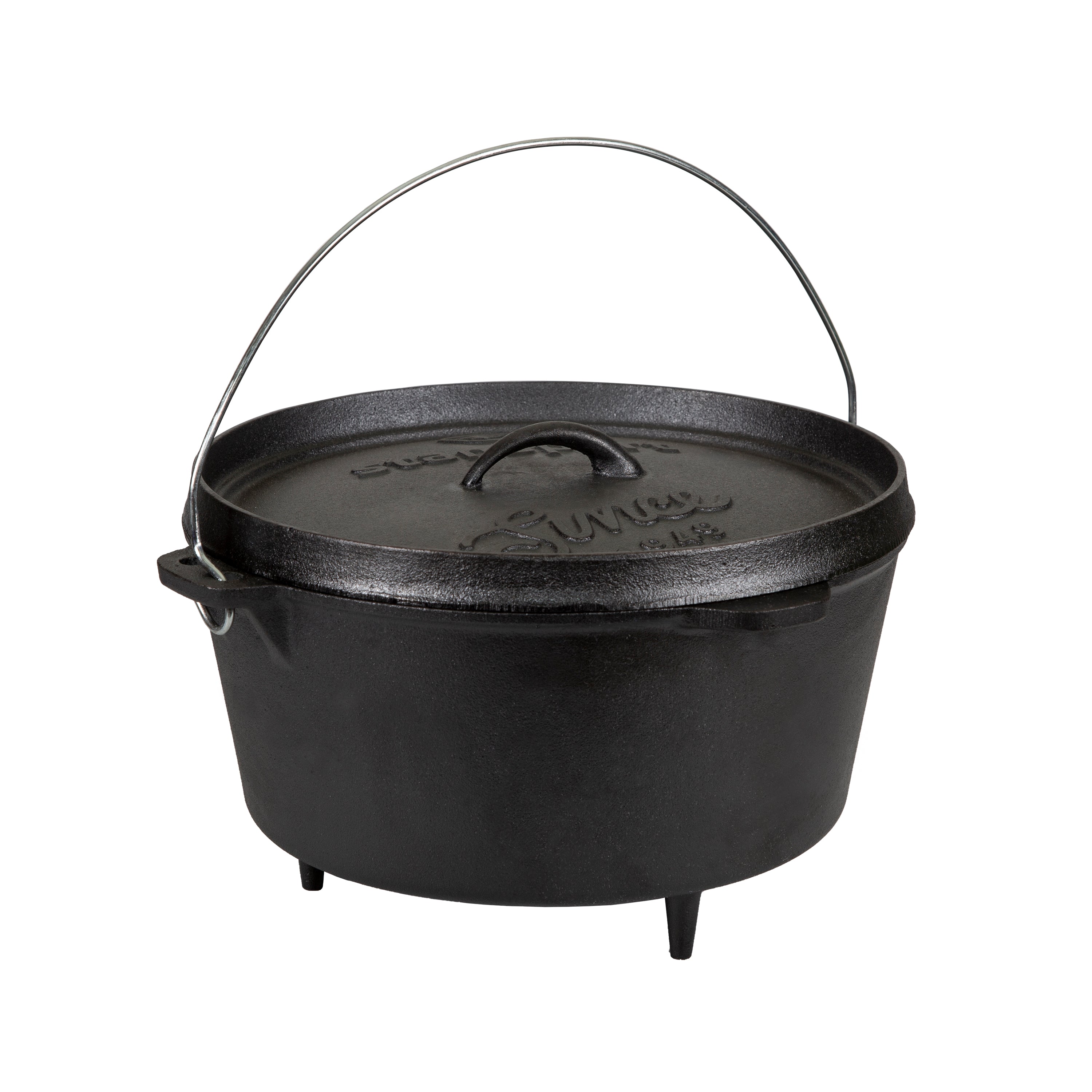 Cast Iron Dutch Oven - 8 Qt - With Legs - Pre-Seasoned