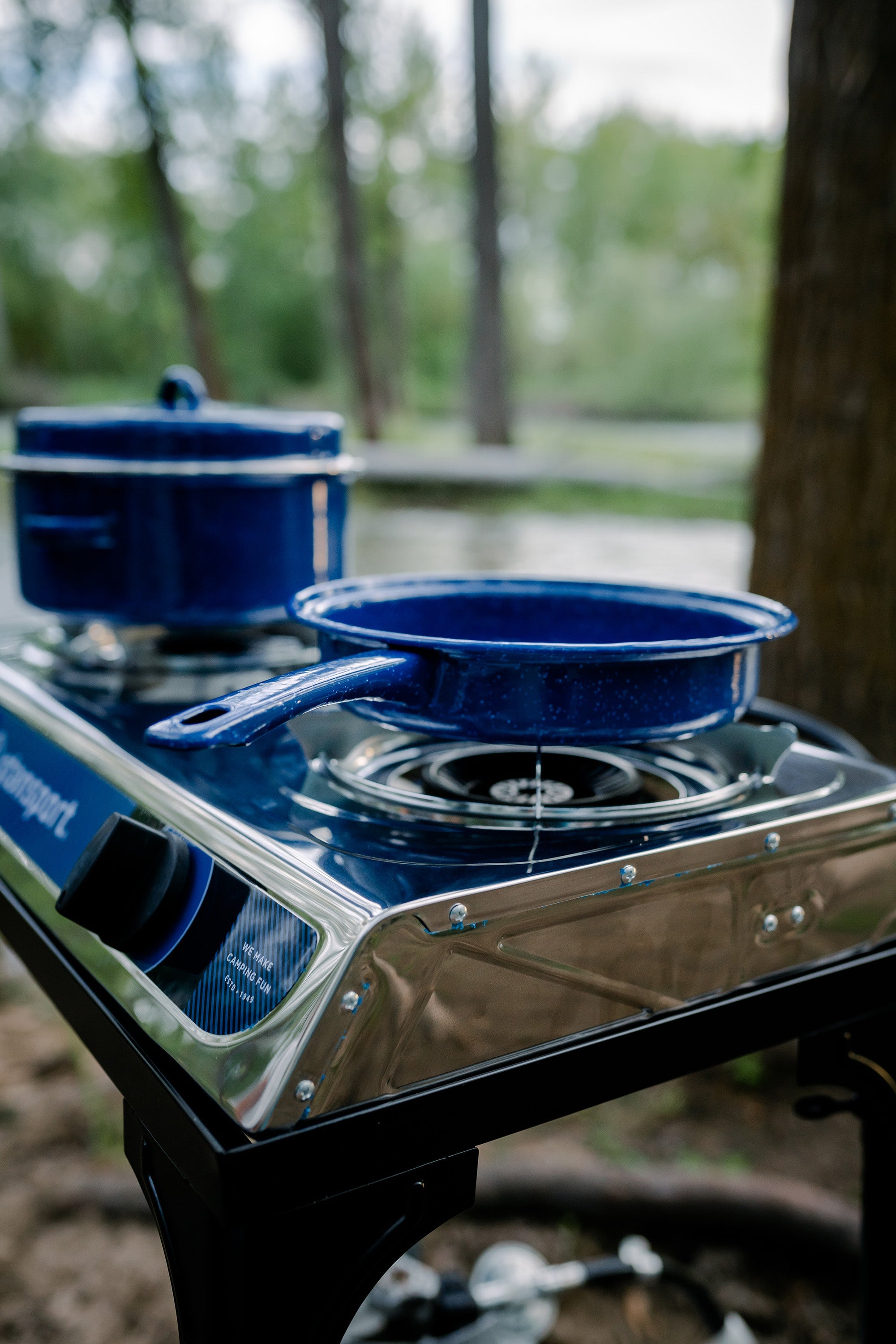 Enamel Fry Pan - 10 In