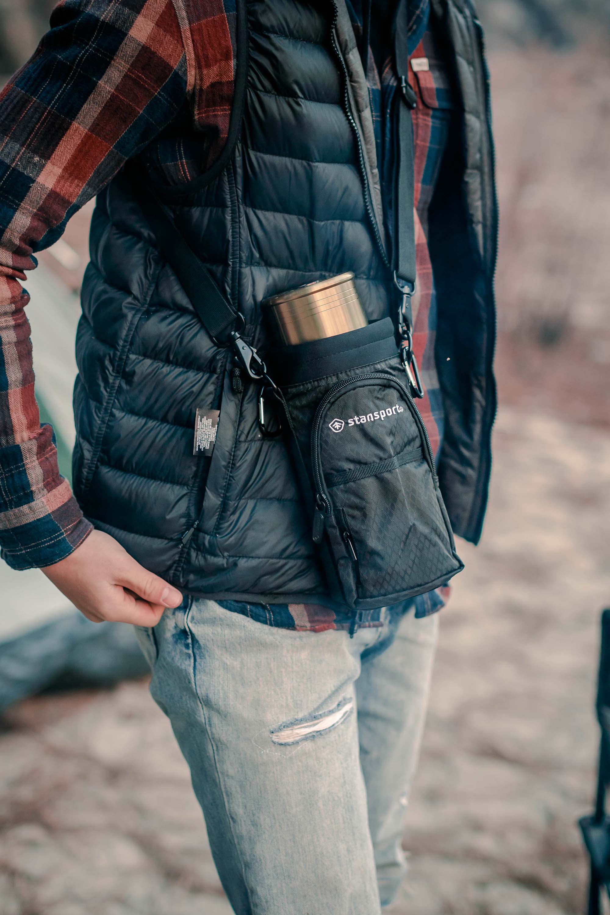 Bottle Carrier - Holds Up To 40 Oz Bottles