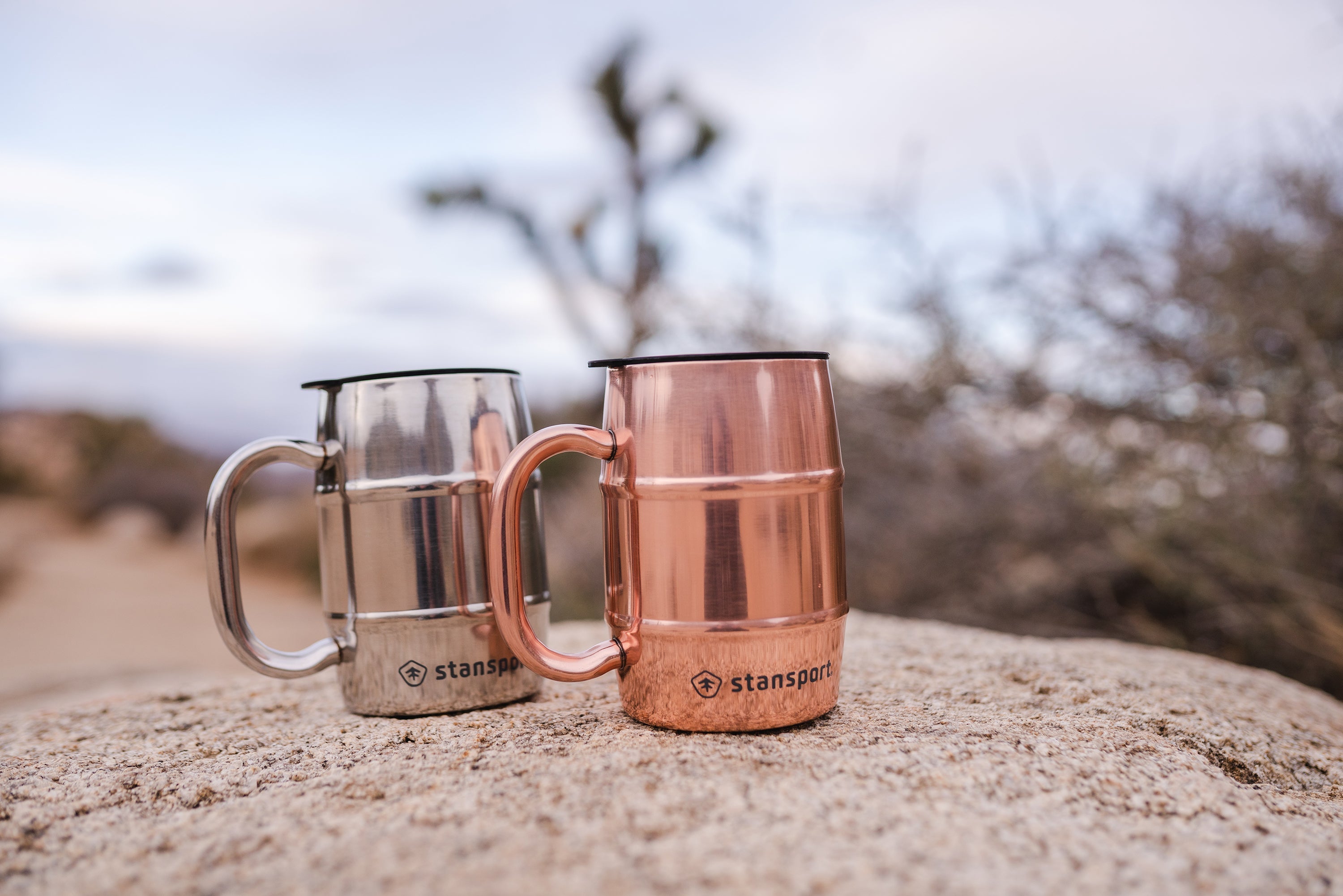 Insulated Mug - Double Wall - Silver - 16Oz.