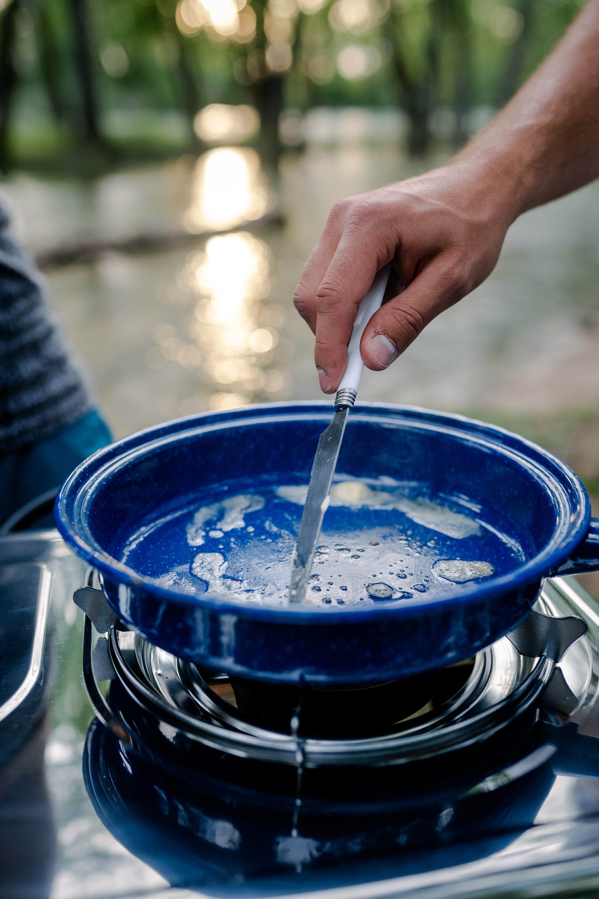 Enamel Fry Pan - 10 In