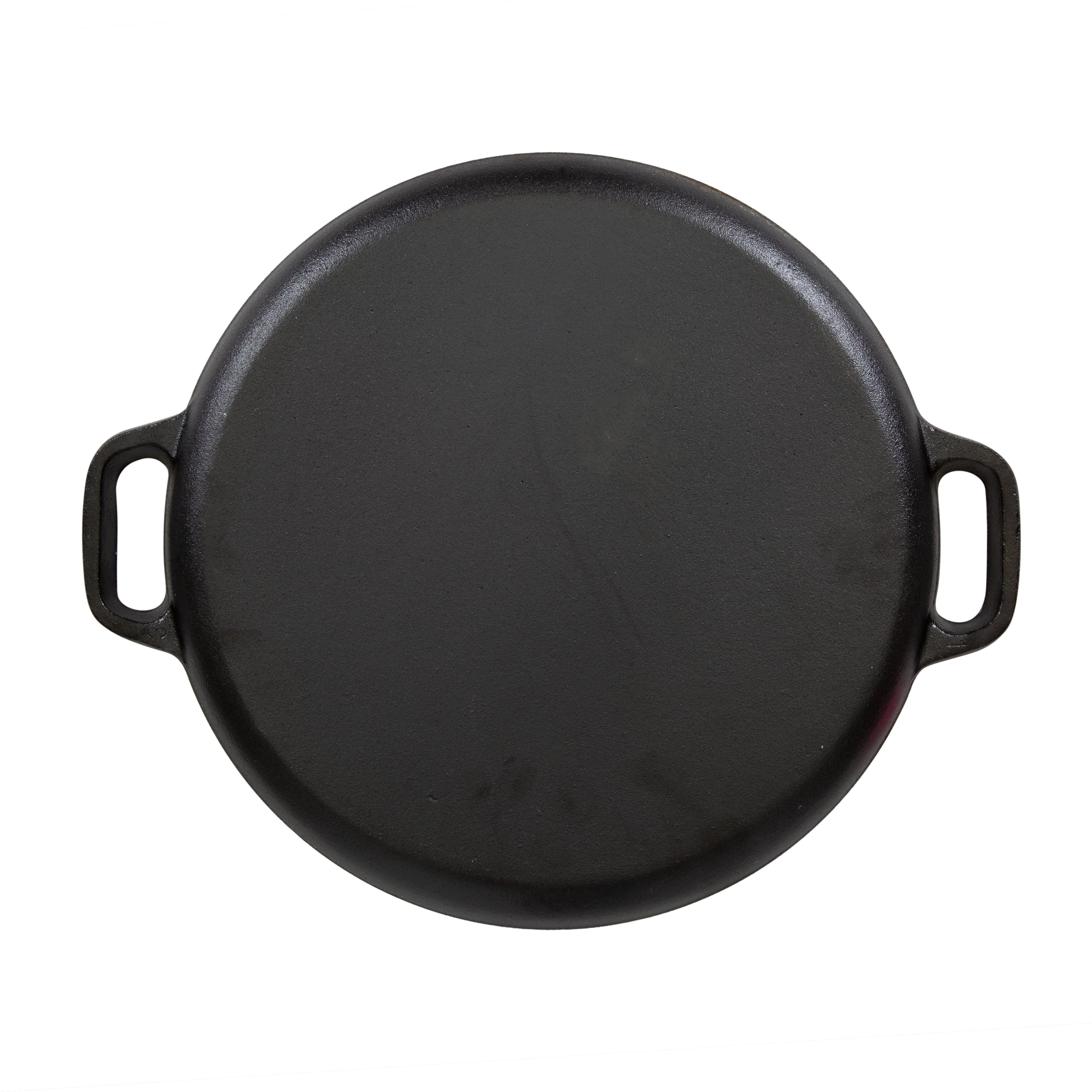 Pre-Seasoned Cast Iron Pizza Pan - 16.5 Inch