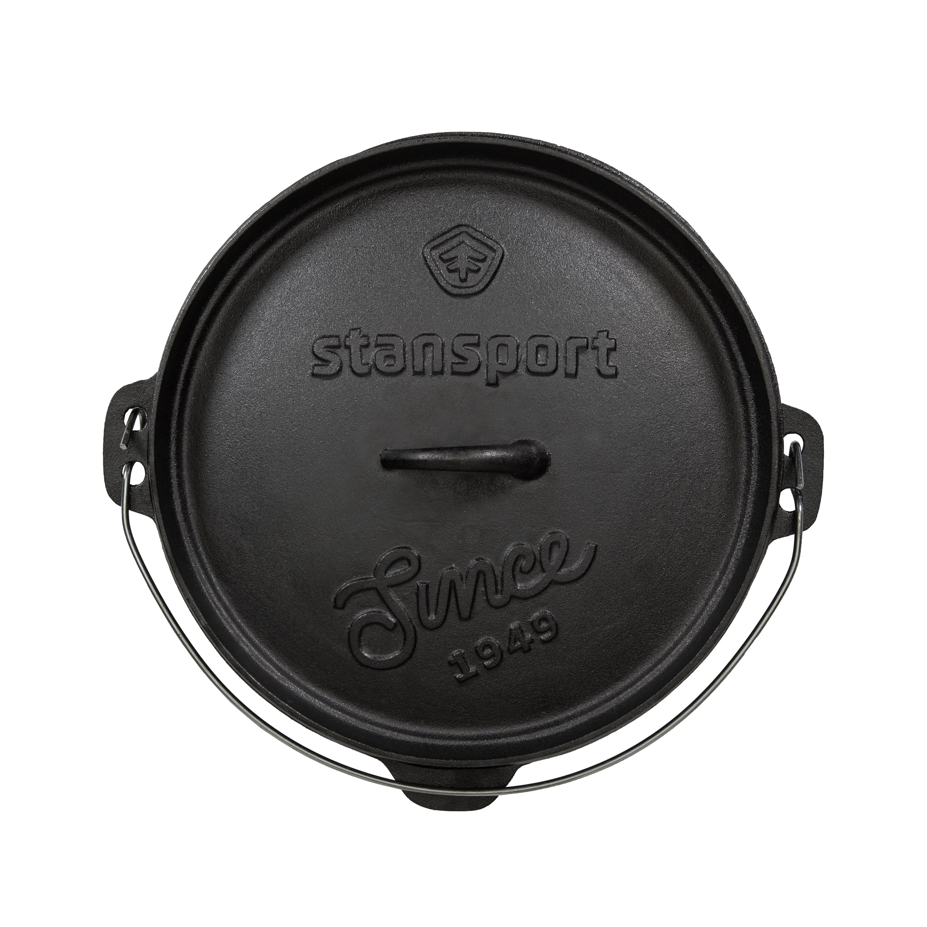 Cast Iron Dutch Oven - 8 Qt - With Legs - Pre-Seasoned