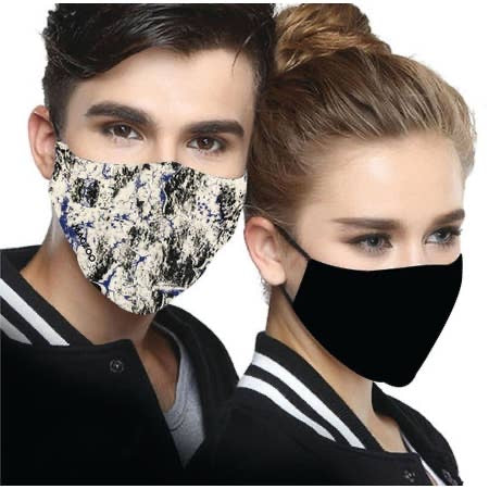 Reversible Face Masks - Blue Marble