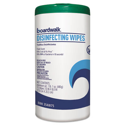 Boardwalk Disinfectanting Wipes - Fresh Scent 75 count