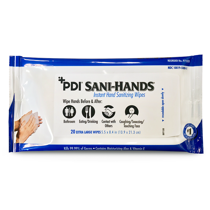 Sani-Hands® Instant Hand Sanitizing Wipes (20)