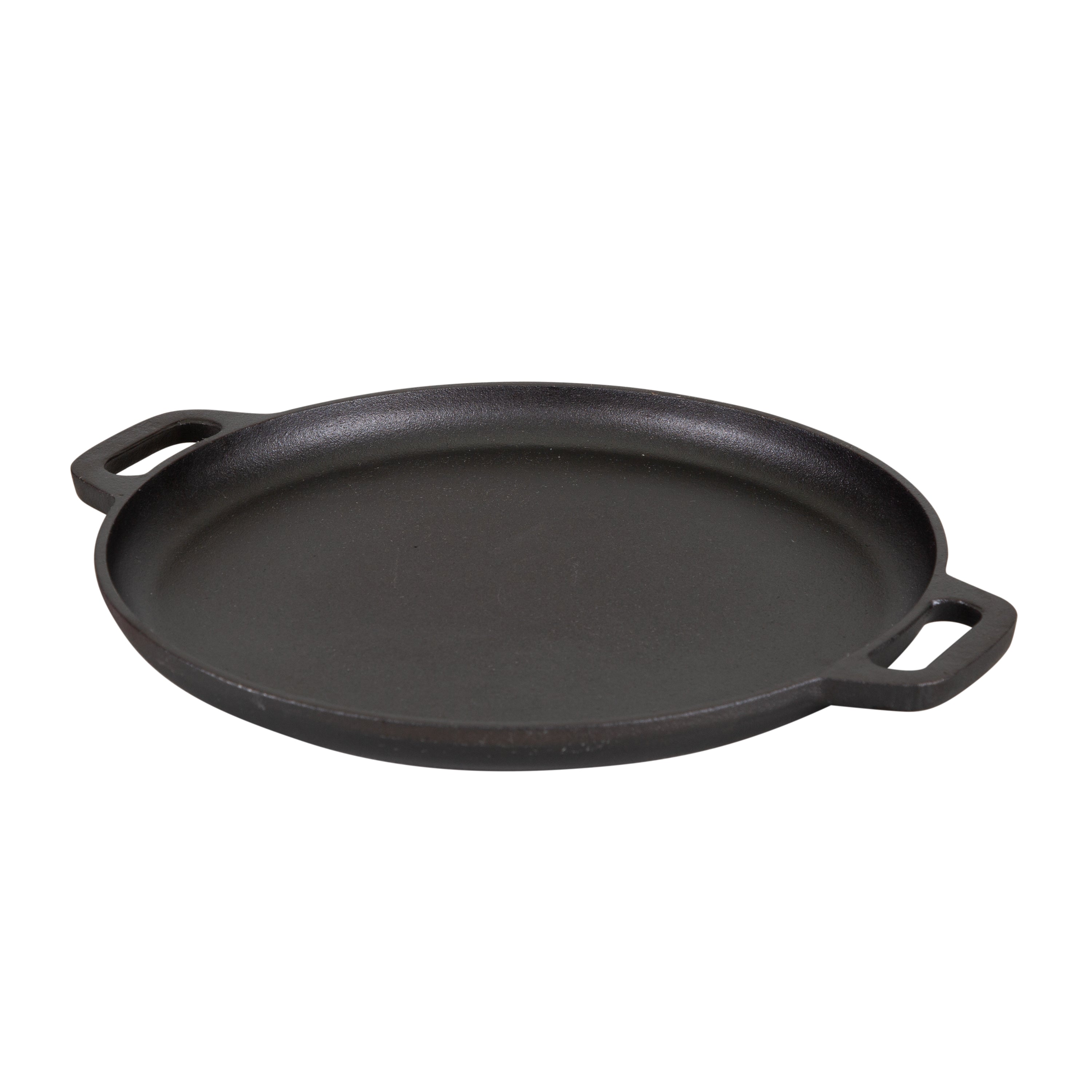 Pre-Seasoned Cast Iron Pizza Pan - 16.5 Inch