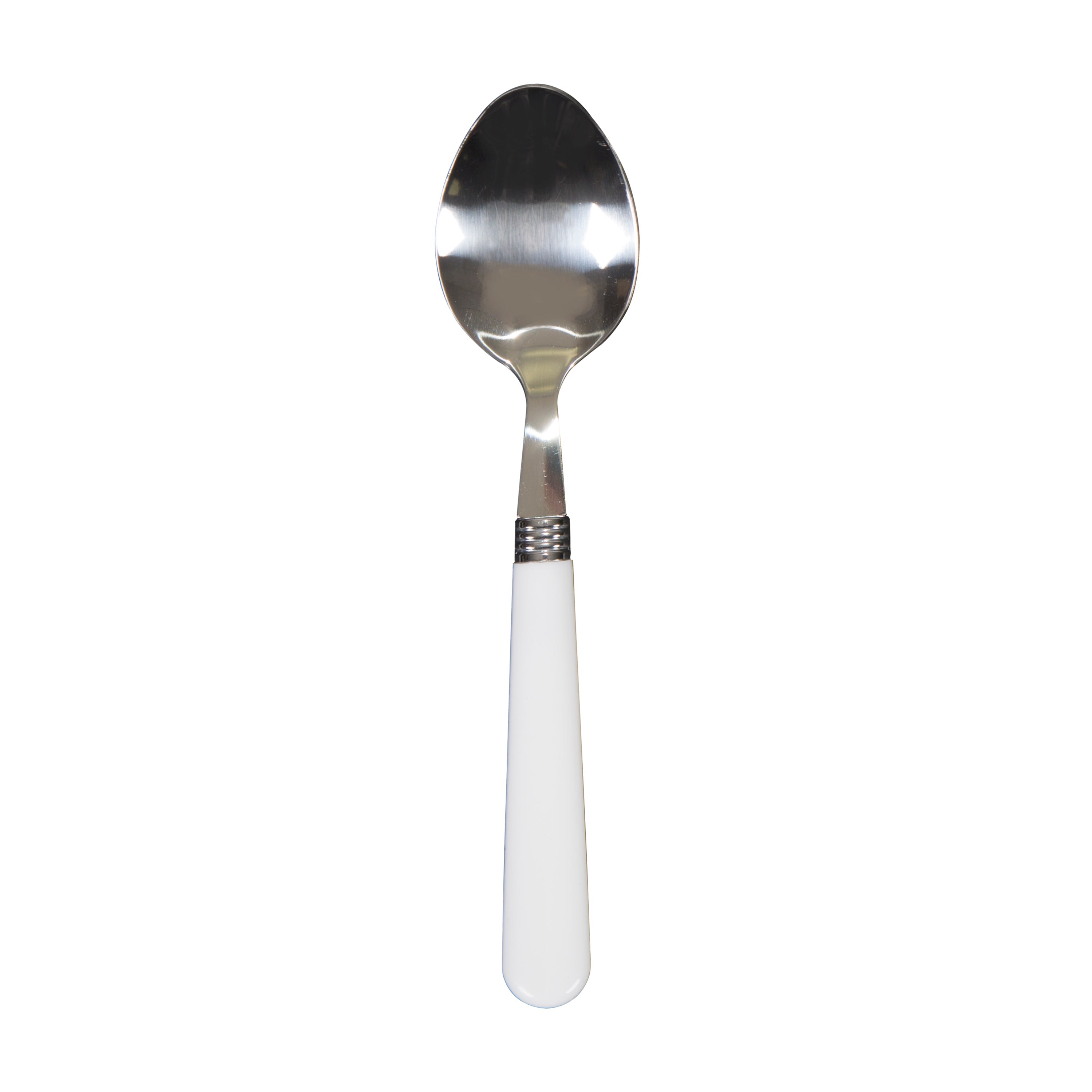 Enamel Camping Tableware Set-24 Pieces-White With Blue Specs