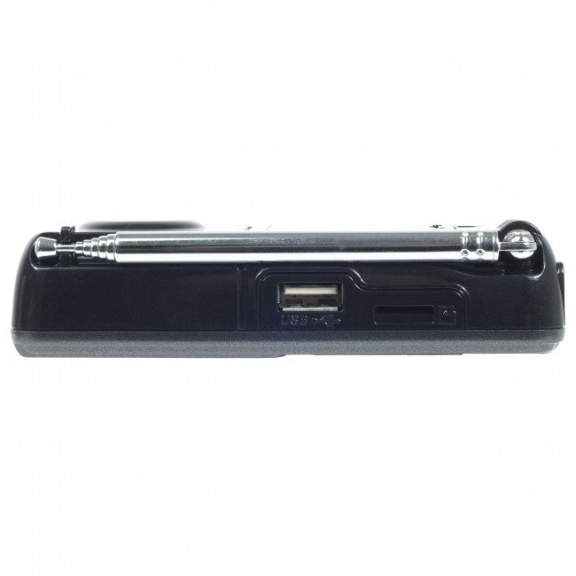 KA345 Pocket Digital DSP (Digital Signal Processing) AM FM Shortwave Clock Radio and MP3 Player with Micro-SD & USB Audio Input