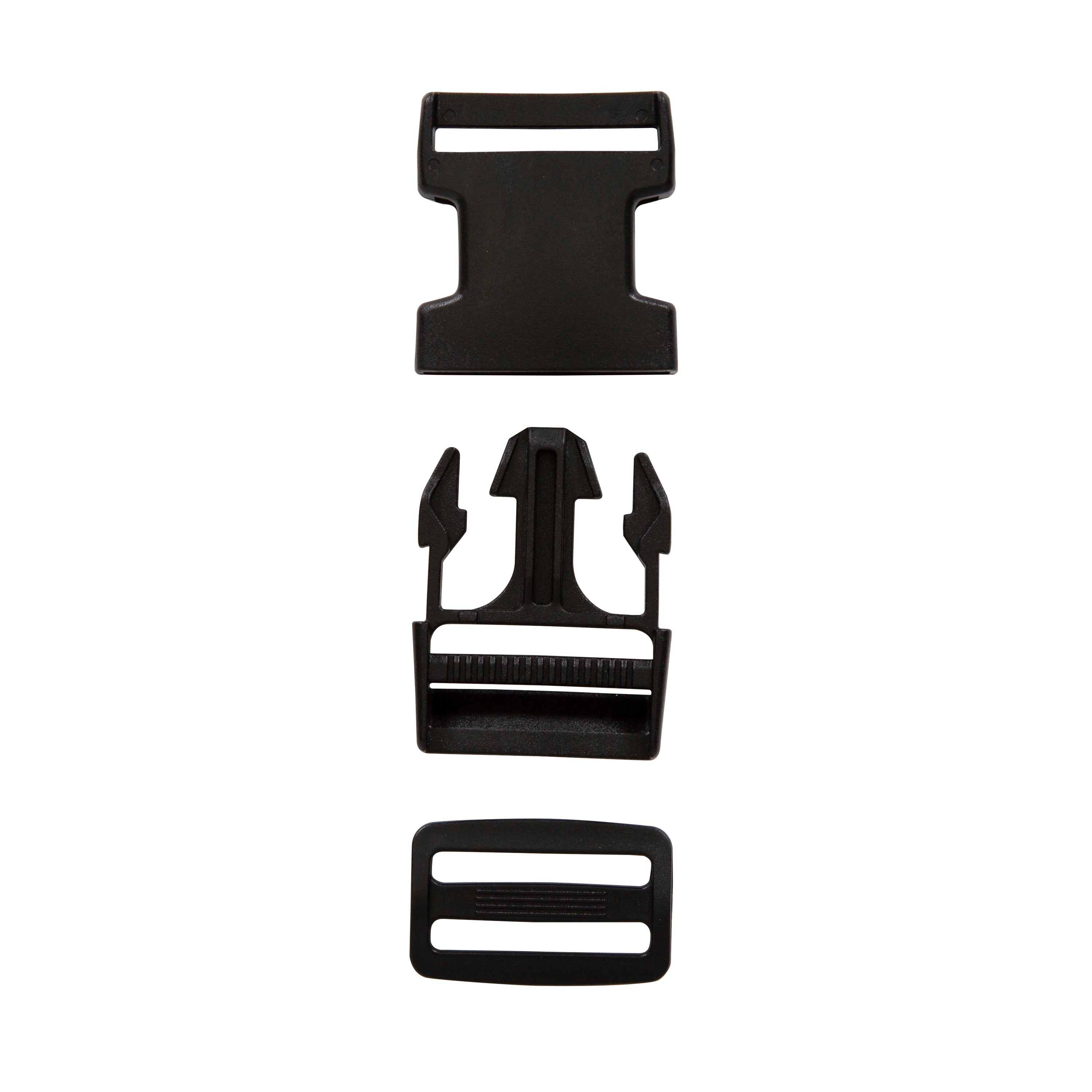 Side Release Buckle W/ Slider - 1 1/2 In