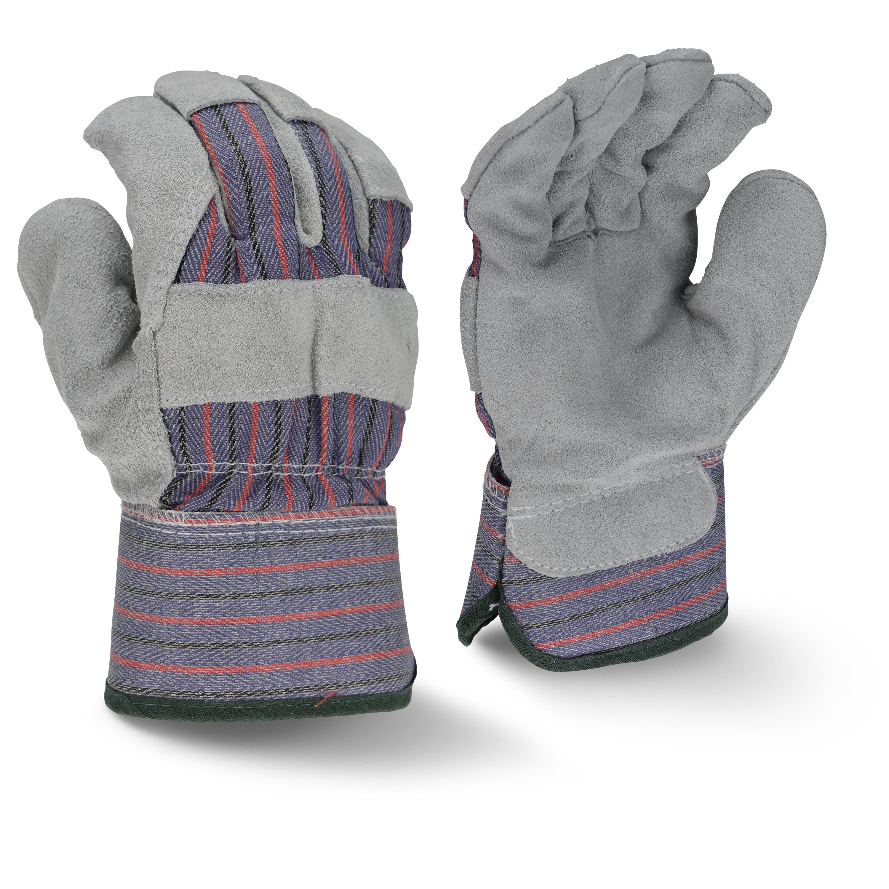 Radians RWG3205 Fleece Lined Regular Shoulder Gray Split Cowhide Leather Glove