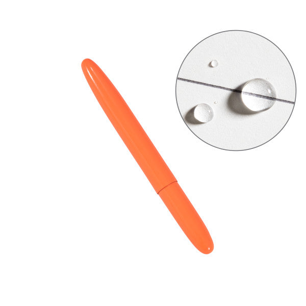 All-Weather Bullet Pen-Orange-Black Ink