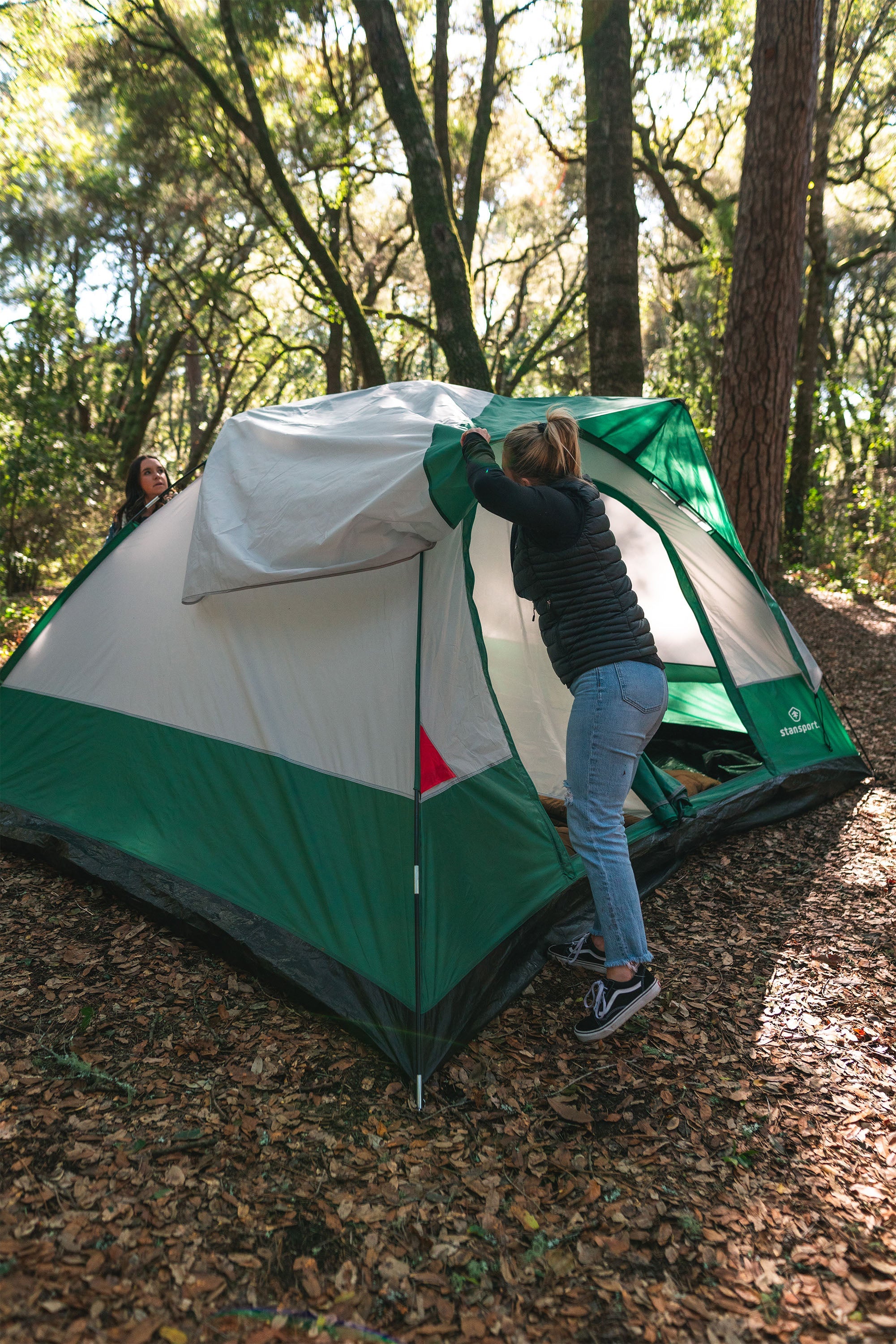 Teton 12 Family Tent - 2 Room - 10 Ft X 12 Ft X 72 Inch