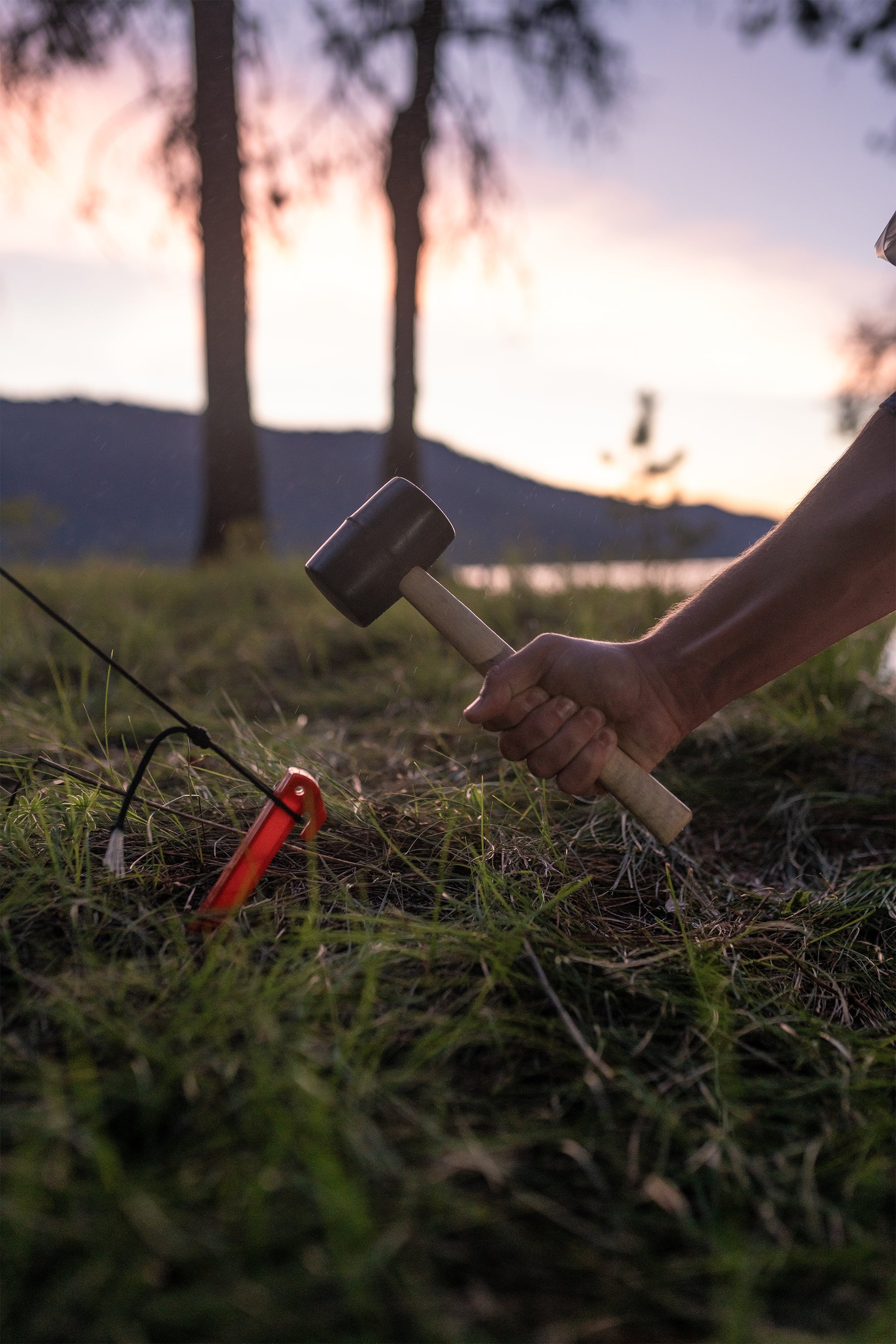 Plastic Tent Stake - 12 In - Bulk