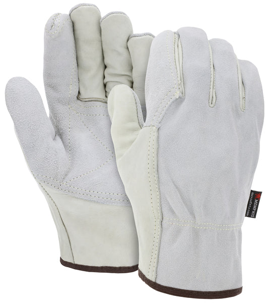 MCR Safety Ind Grd Grain/Split Bk Wing Thb Dbl Plm
