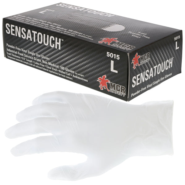 MCR Safety Vinyl Disp Industrial Grade Pwd Free