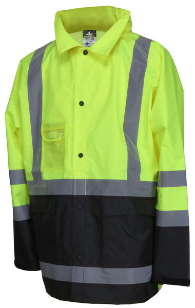 MCR Safety Poly/PU, ANSI Class 3, Lime, Shaded