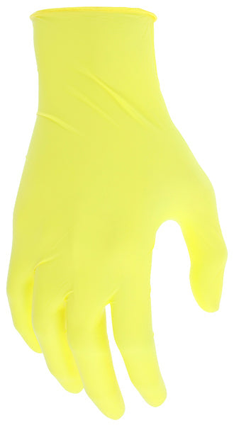 MCR Safety 3.5mil Econ, PF, NBR, Yellow