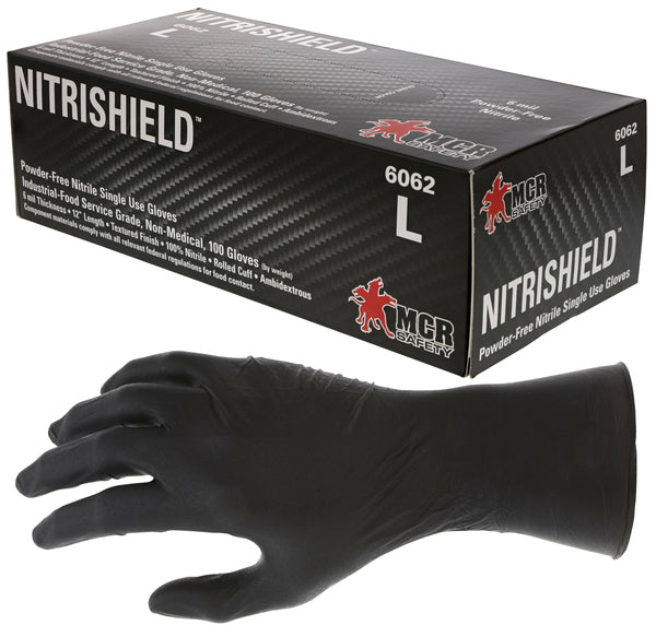 MCR Safety Nitri-Stealth Black Nitrile