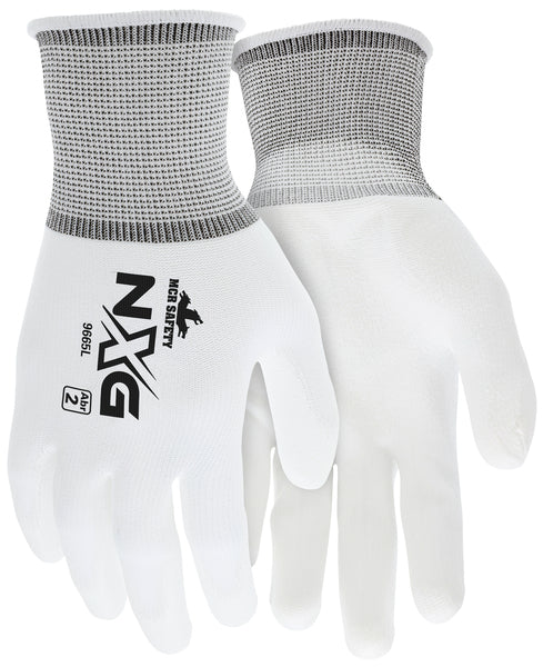 MCR Safety White Nylon White PU 13 Gauge