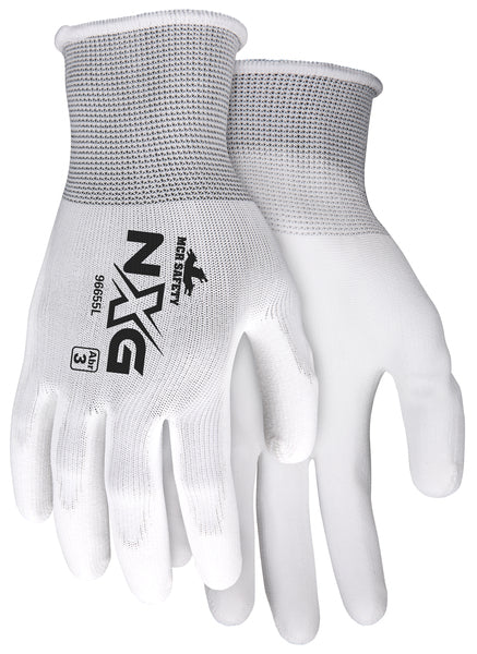 MCR Safety White Poly White PU 13 Gauge L