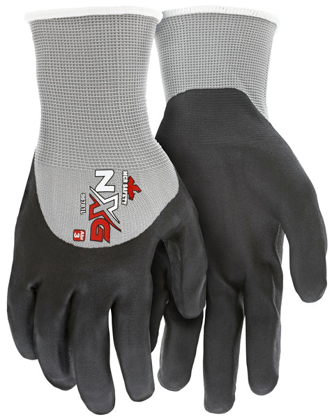 MCR Safety 13 GA Gray Shell/Black Foam Nitrile L