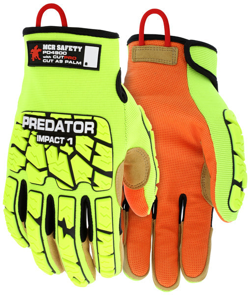 MCR Safety Predator Impact 1 MAXGrid Hiviz CutPro