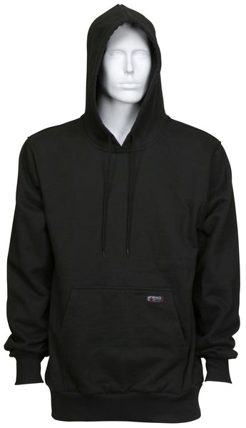 MCR Safety FR Hooded Sweatshirt Pullover Black XL