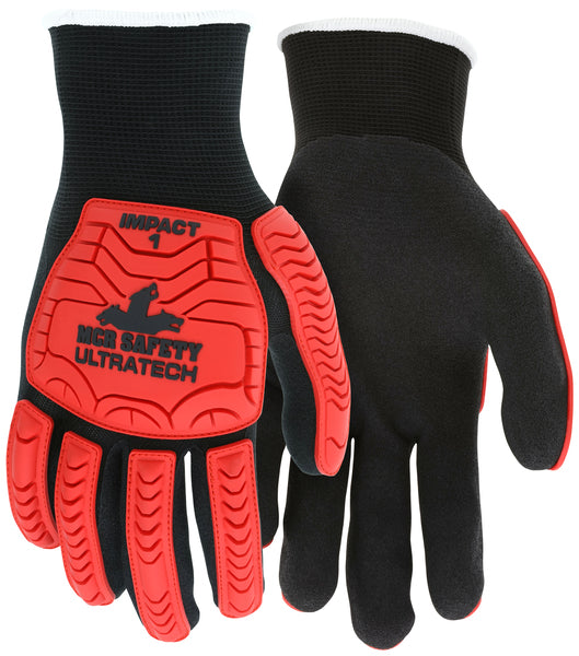 MCR Safety UltraTech Stitched, Nylon Black SFN