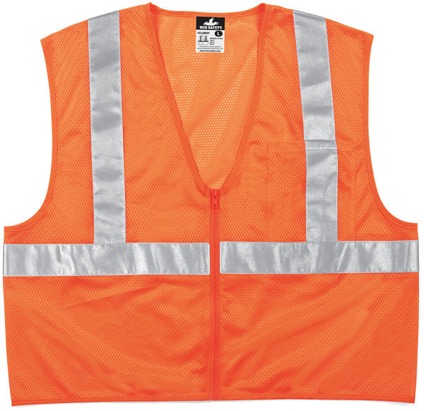 MCR Safety Value Class 2, 2 pockets, Orange X4