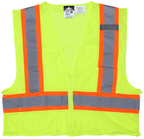 MCR Safety Value,Class 2, Mesh,LF,4 1/2 Org/Silv X3