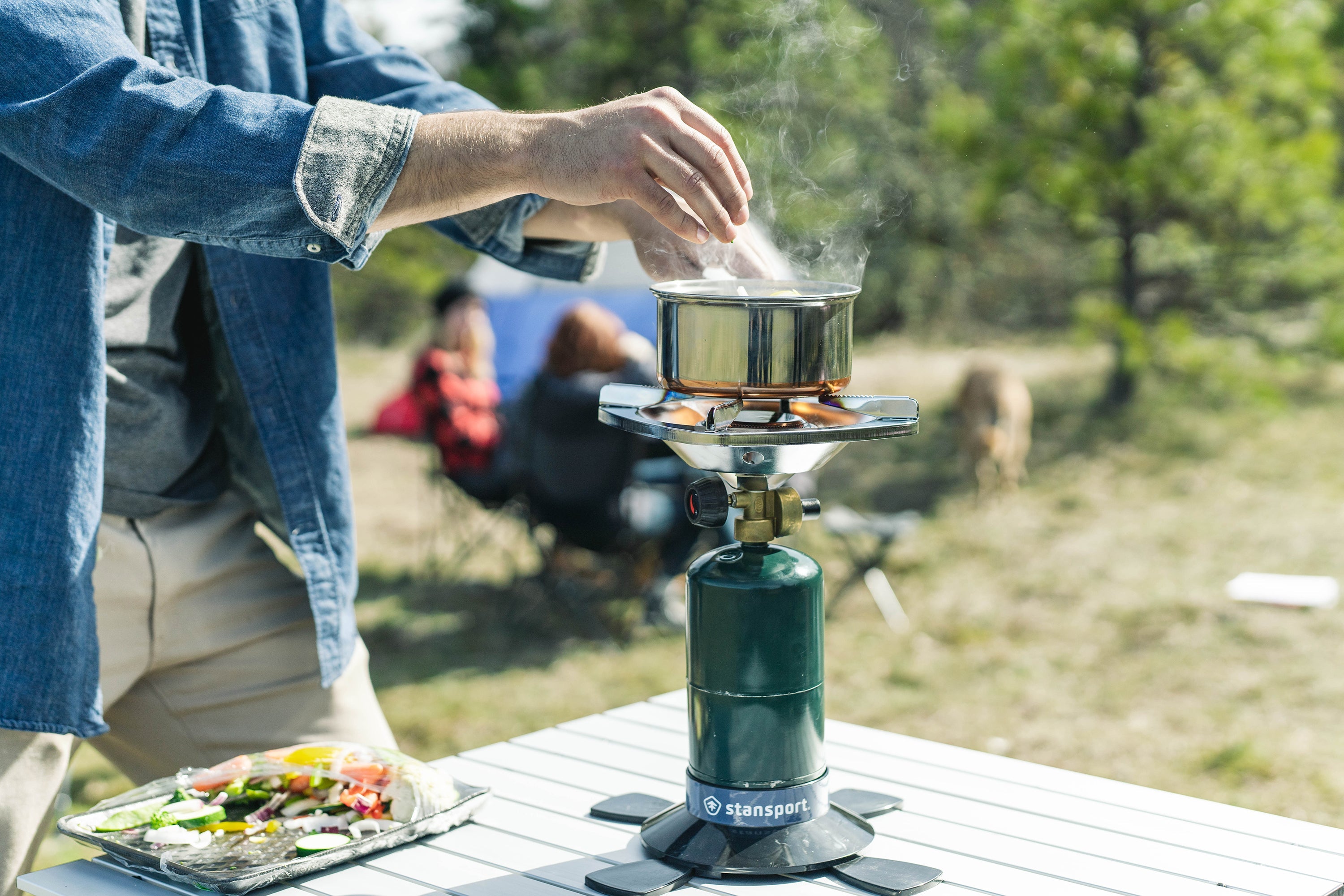 Single Burner Propane Stove Black