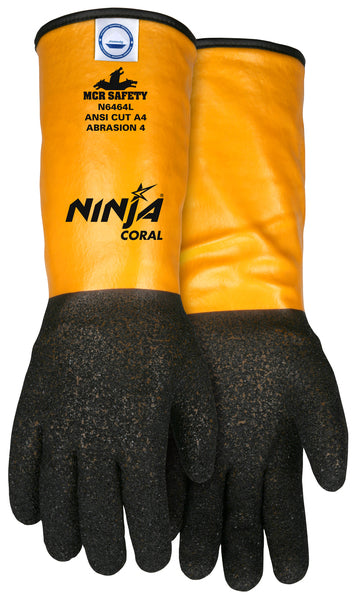 MCR Safety Ninja Coral 14" PVC Dyn lined L