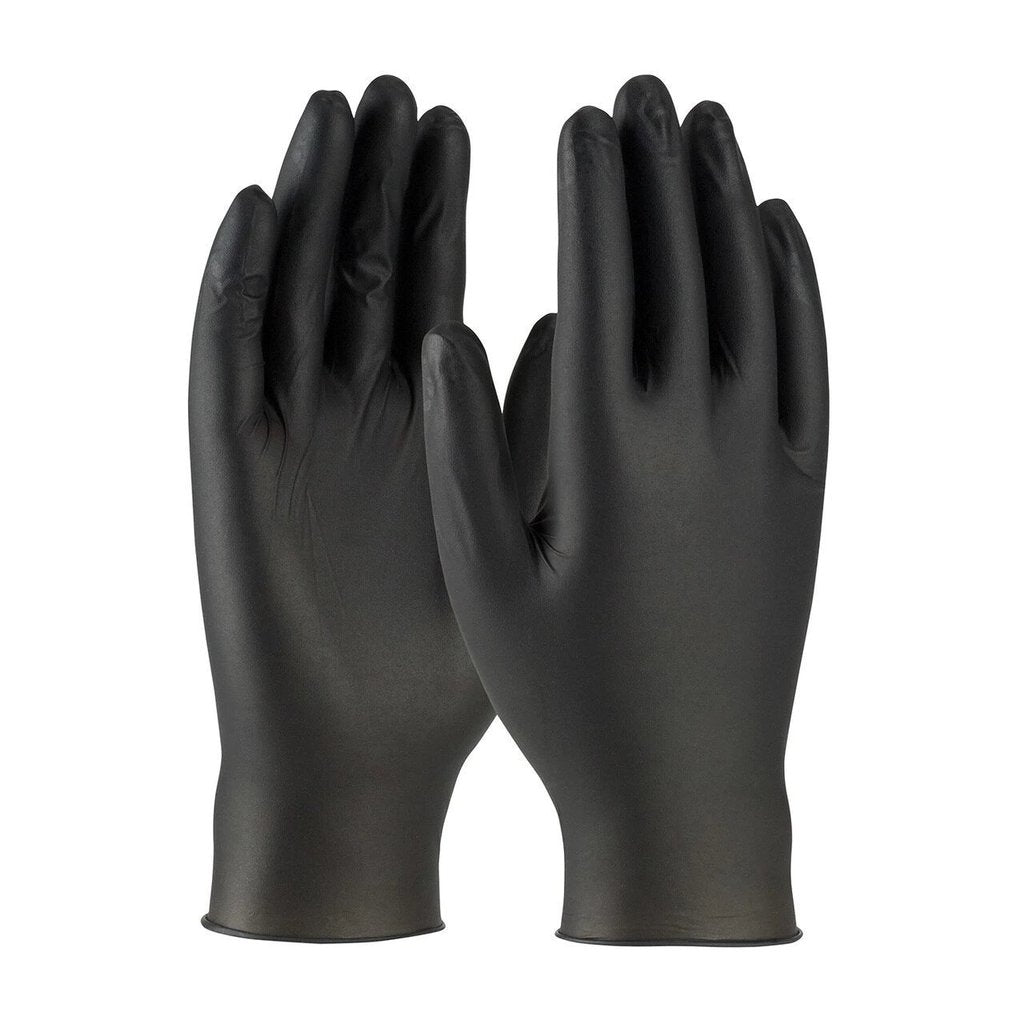 Black Nitrile Powder Free Gloves 3.5 Mil