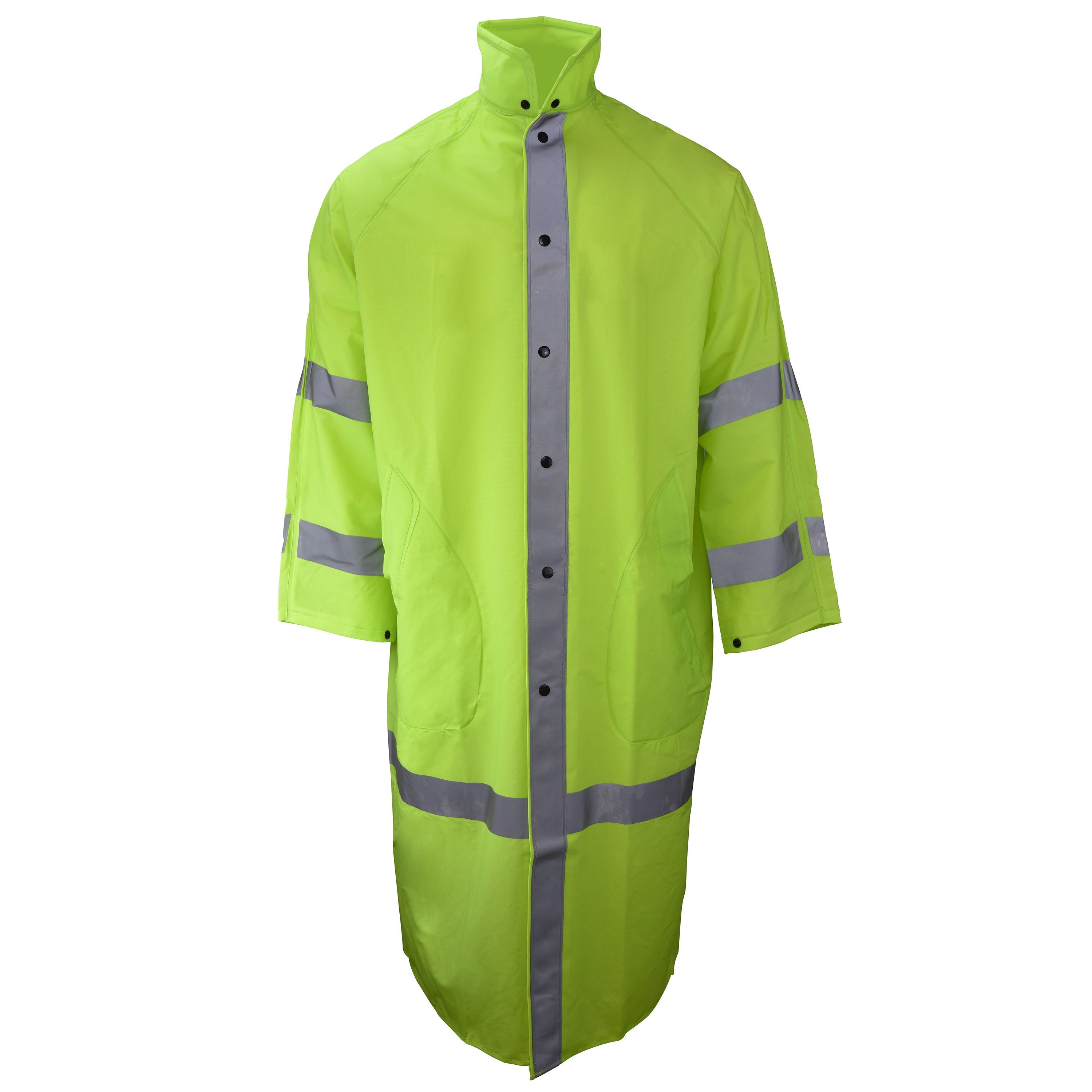 Neese 1870C Econo-Viz Coat with Snap-On Hood and Reflective Tape