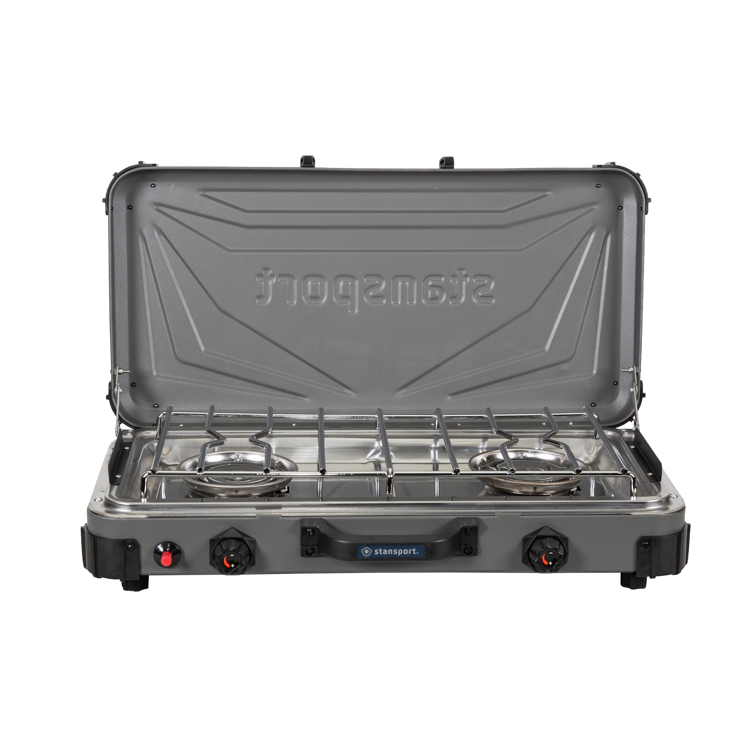 Propane Stove -2-25 K Burners - Gray