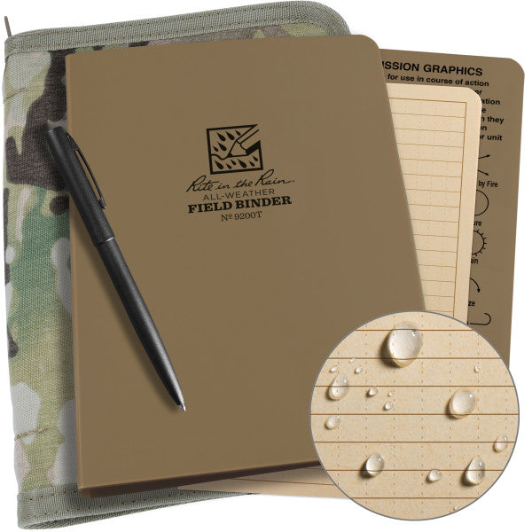 Binder Kit - Tan Binder / Multicam Cover