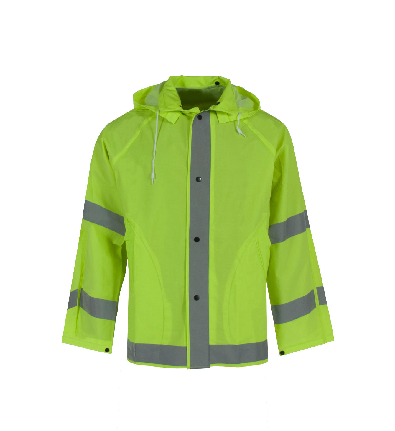 Neese 1820J Econo-Viz Jacket with Snap-On Hood and Reflective Tape