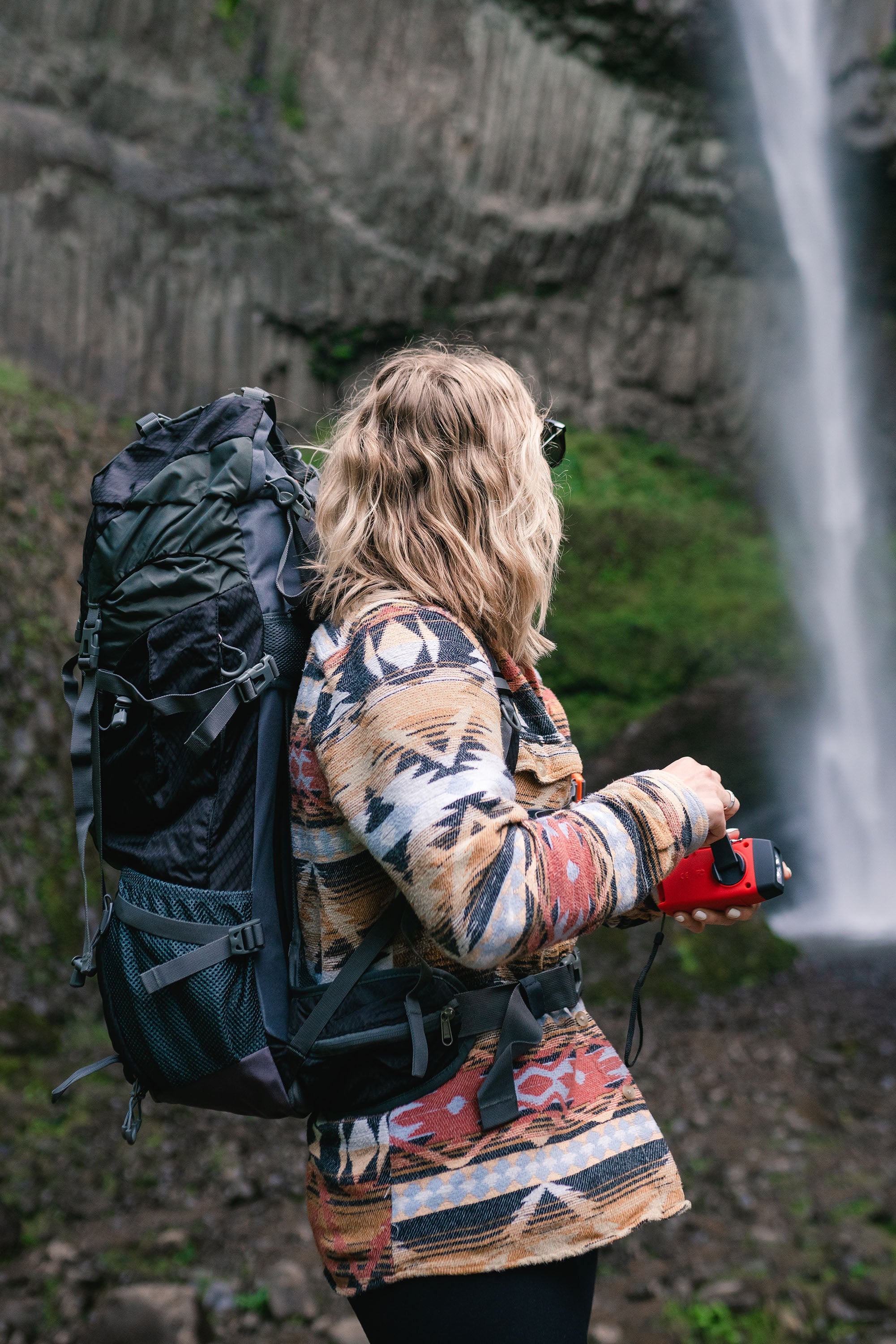 Backpack W/Outersurface Textile Manmade Fibers-28X12.5X10In Black
