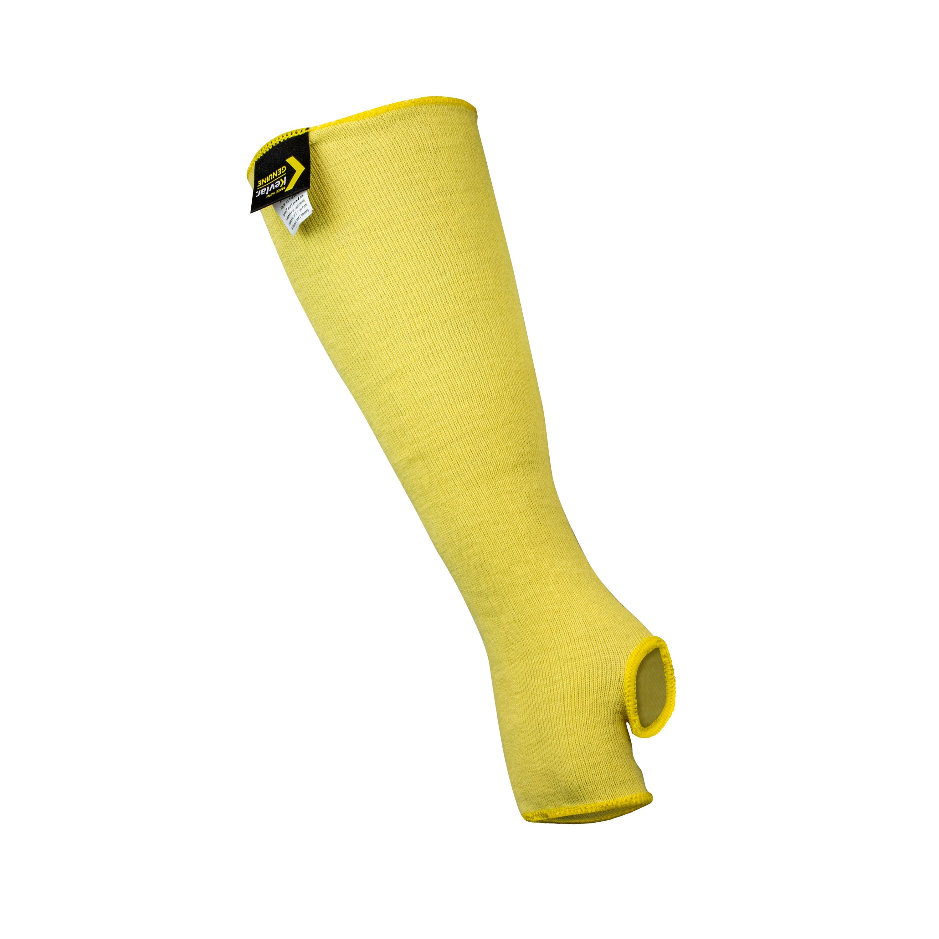 Radians RAD51K 1-Ply Kevlar® A2 Cut Protection Sleeve 14" Length with Thumb Slot