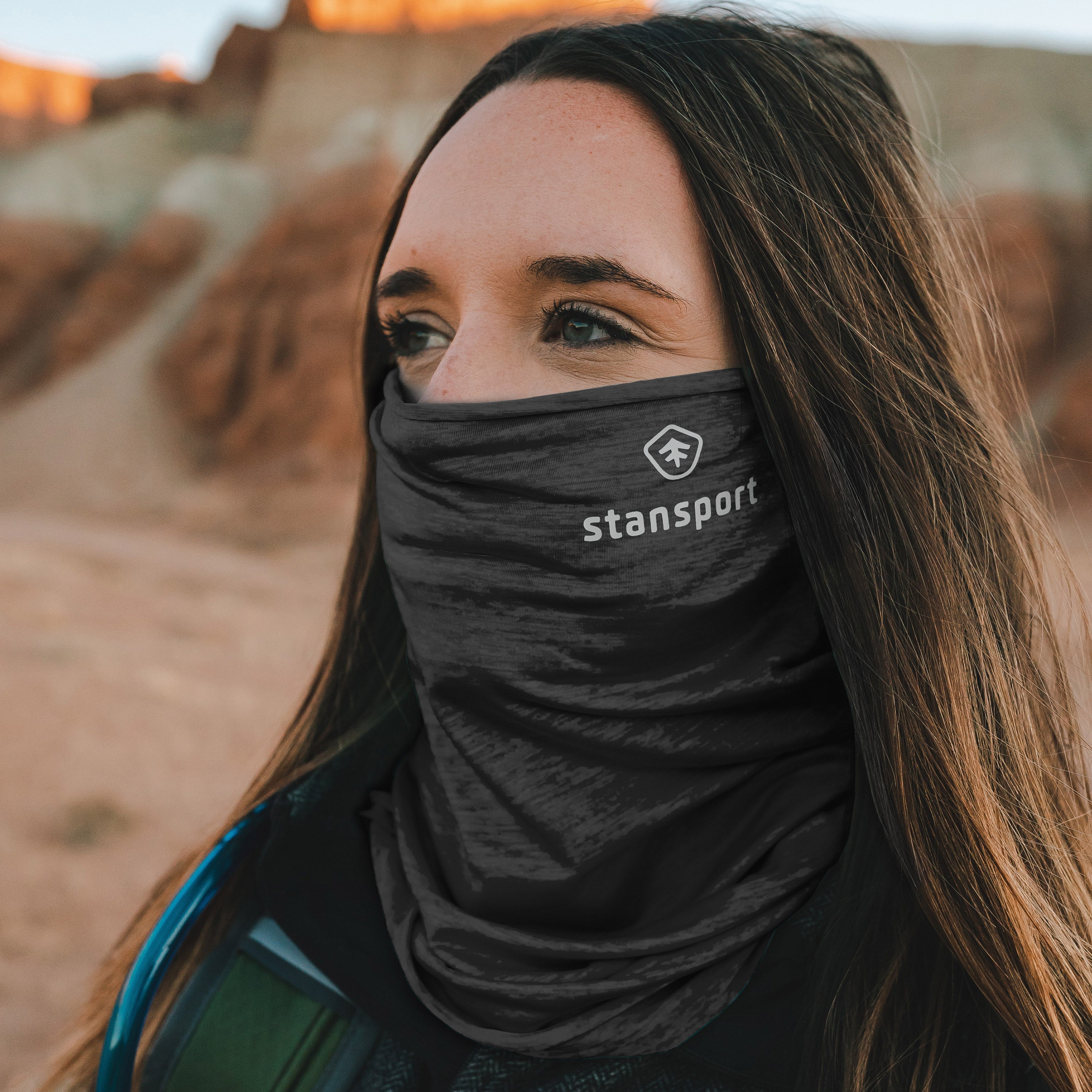 Neck Gaiter / Face Mask - Dark Gray