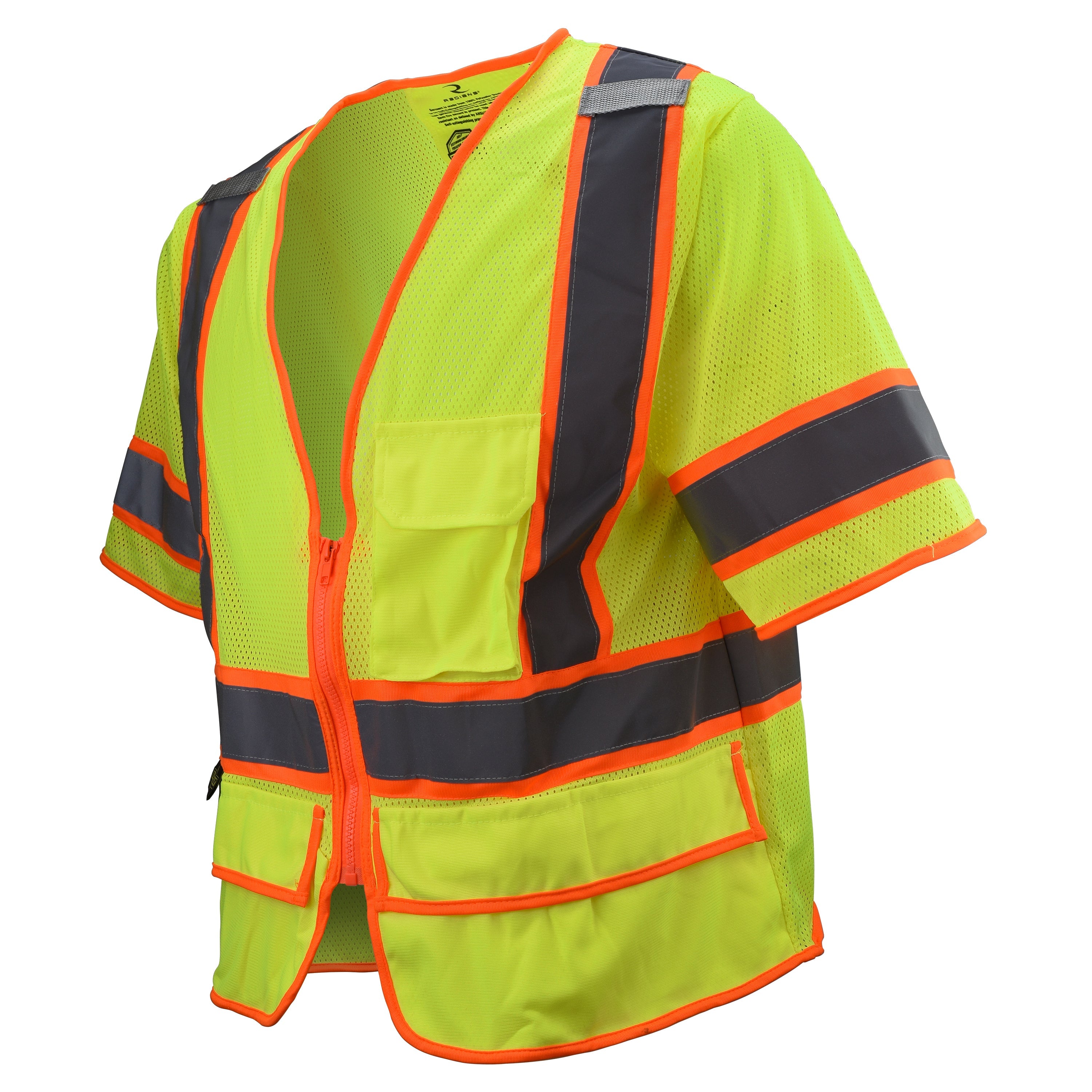 Radians SV2725 Type R Class 3 Self Extinguishing Multipurpose Mesh Surveyor Vest