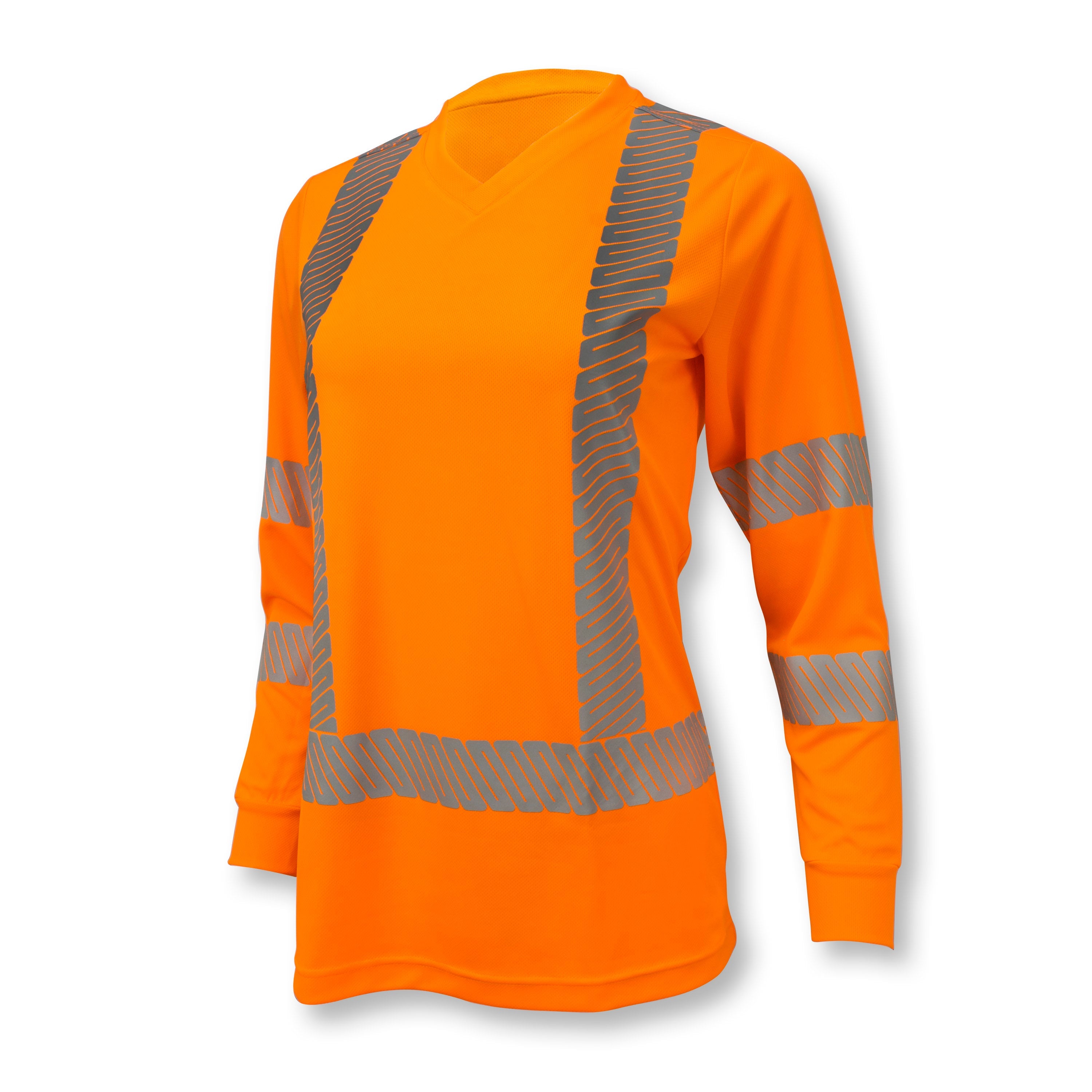 Radians ST21 Class 3 High Visibility Women's Long Sleeve T-Shirt with Max-Dri™