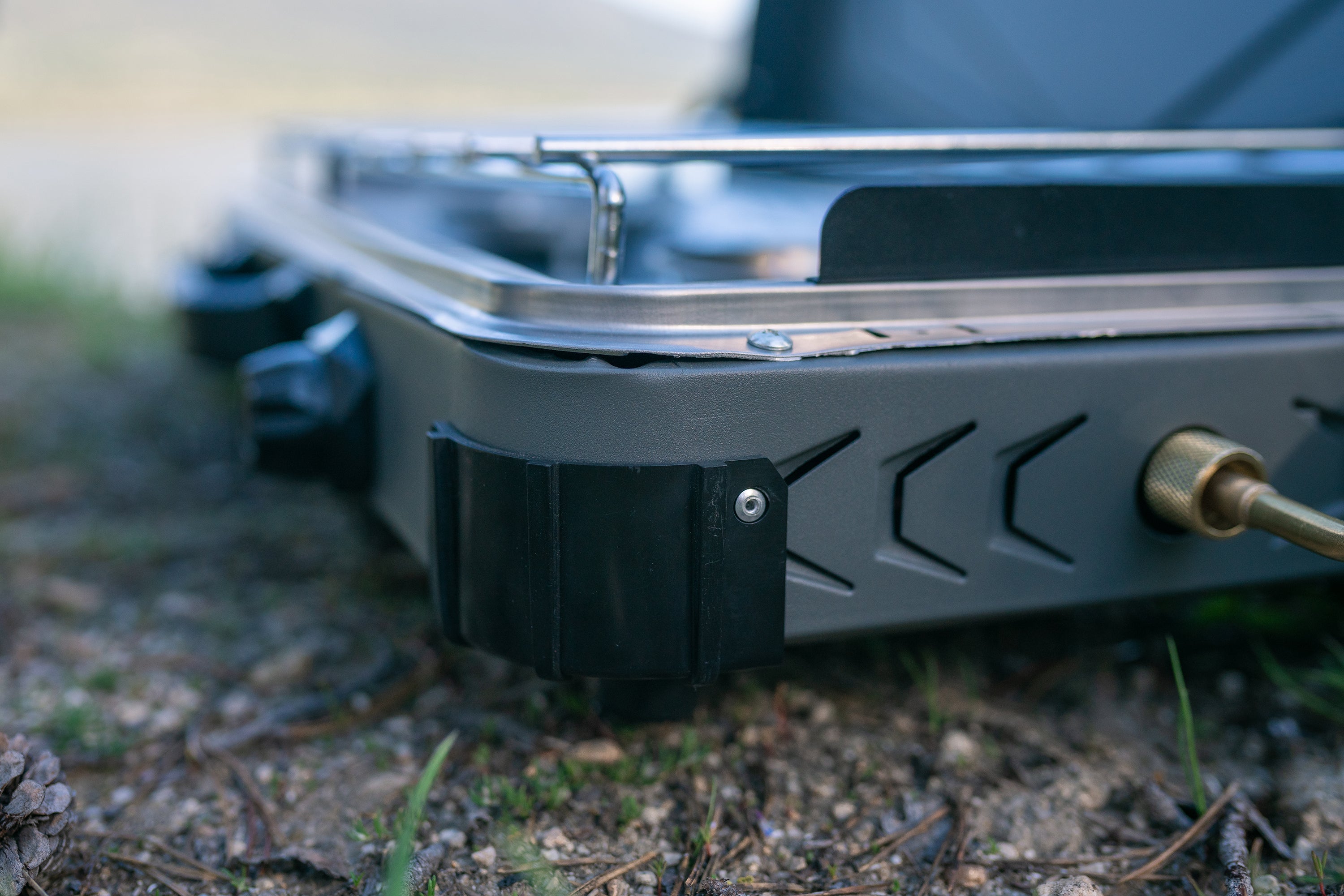 Propane Stove -2-25 K Burners - Gray