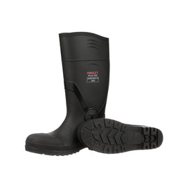 RADNOR® Black 15" PVC Knee Boots With Removable Insole