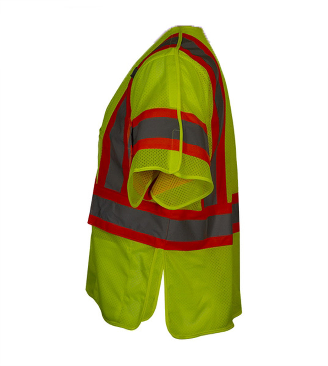 Safety Vest Hi Vis Vest 5pt Breakaway Mesh ANSI 3 Adjustable Side Wraps