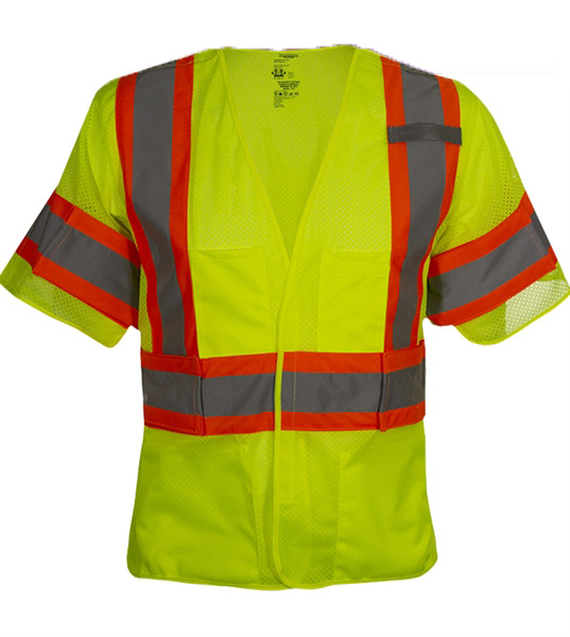 Safety Vest Hi Vis Vest 5pt Breakaway Mesh ANSI 3 Adjustable Side Wraps